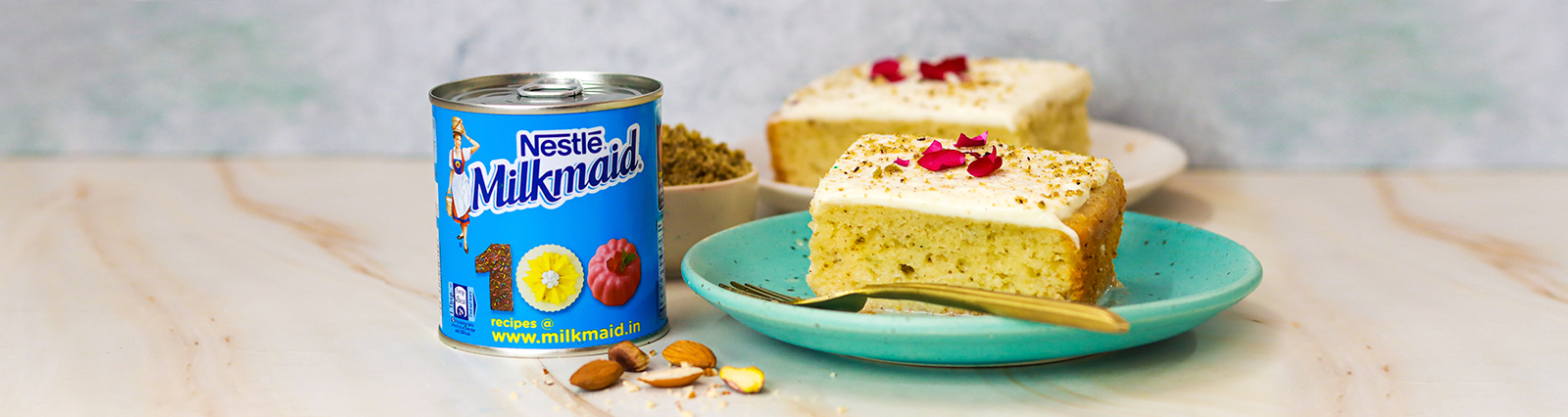 THANDAI MILK CAKE 